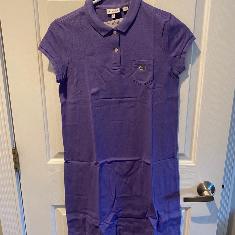 Lacoste tee shirt dress. Size 16 year